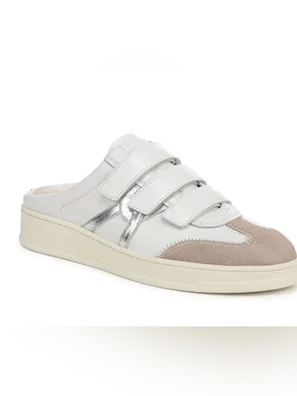 the Veronica Beard Reagan Mixed Leather Mule Sneakers Size 9
